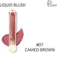 Pudaier Face Liquid Blush Makeup Beauty Glazed Cheek Blusher Matte Face Contour - #07-cameo Brown