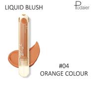 Pudaier Face Liquid Blush Makeup Beauty Glazed Cheek Blusher Matte Face Contour - #04 - Orange Colour