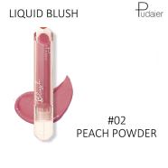 Pudaier Face Liquid Blush Makeup Beauty Glazed Cheek Blusher Matte Face Contour-#02-Peach Powder - #02-Peach Powder