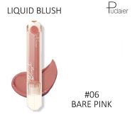 Pudaier Face Liquid Blush Makeup Beauty Glazed Cheek Blusher Matte Face Contour-#06-BARE PINK - #06 - Bare Pink