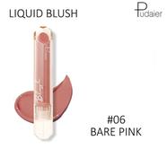 Pudaier Face Liquid Blush Makeup Beauty Glazed Cheek Blusher Matte Face Contour-#06-BARE PINK - #06 - Bare Pink