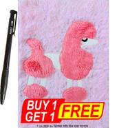 Puppy Design Soft Premium Notebook (Free M and G Ball Pen) - NP003