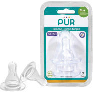 Pur Silicone Classic Nipple - M (2pcs) (Medium Flow) - 3206