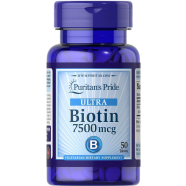 Puritan’s Pride Biotin 7500 mcg – 50 Capsules