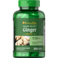 Puritan’s Pride Ginger Root by Supports Digestive Health 550 mg 200 Capsules