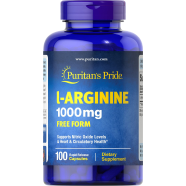 Puritan's Pride L-arginine 1000mg - 100 Capsules -312601403