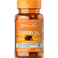 Puritan’s Pride Lutein 20 mg With Zeaxanthin 60 Softgel