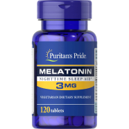 Puritan’s Pride Melatonin 3mg 120 Tablets