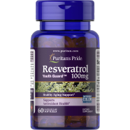 Puritan's Pride Resveratrol 100 mg 60 Softgels