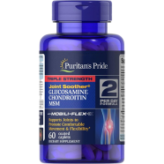 Puritan’s Pride Triple Strength Glucosamine Chondroitin and Msm Joint Soother 60 Tablets