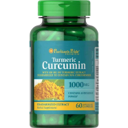 Puritan’s Pride Turmeric Curcumin 1000 mg 60 Capsules