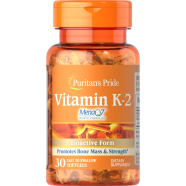 Puritan’s Pride Vitamin K-2 (MenaQ7) 100 mcg 30 Softgels