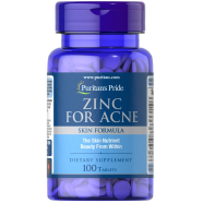 Puritan's Pride Zinc for Acne - 100 count