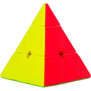 Pyramid High Speed Rubix Cube Multi Colour 