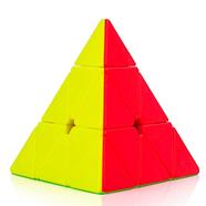 Pyramid High Speed Rubix Cube Multi Colour 