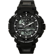 Q And Q Analog Digital Combination Sport Watch For Men - Black - GW86J010Y