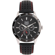 Q And Q Black Chronograph Wrist Watch For Men - CE02J512Y