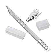 Qatalitic Detail Pen Cutter Crafts Steel Cutter Tool With 5 Interchangeable Sharp Blades