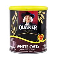 Quaker Quick Cooking White Oats Tin 500gm (UAE) - 131700639