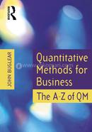Quantitative Methods for Business: The A–Z of QM