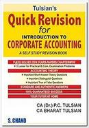 Quick Revision for Introduction to Corporate Accounting