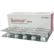 Quinivir 200 mg Tablet 10's Strip