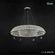 Qulik Allure Circle Hanging Pendant Crystal Chandelier - QL-55180-500 image