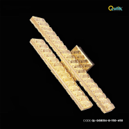 Qulik Dual Diagonal Crystal Wall Lamp - QL-D88014-B-150-450 image