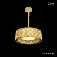 Qulik Gold Radiance Luxury LED Crystal Chandelier Light - QL-A6157-400