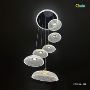 Qulik Modern Capping Cascading Chandelier With Hanging Pendant Lights - QL-130