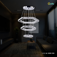 Qulik Modern Chandelier Decorative 3-Layer Fountain LED Ceiling Light - QL-30901-500