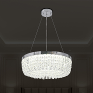 Qulik Modern Chandelier Decorative Hanging Octagonal Beads Shape LED Ceiling Light - QL-3509-500