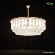 Qulik Modern Crystal Chandelier Hanging LED Ceiling Light - QL-3311-500