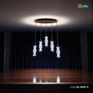Qulik Modern Lustre Drop-5 3 Color Hanging Lights - QL-B422-5