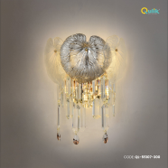 Qulik Modern Wall Lamp Basket Gold Plated Crystal Wall Appliques - QL-55107-300 image
