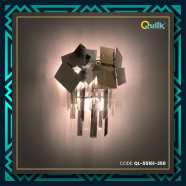 Qulik Modern Wall Lamp Basket Gold Plated Crystal Wall Appliques - QL-55161-250 image