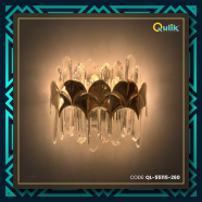 Qulik Modern Wall Lamp Basket Gold Plated Crystal Wall Appliques - QL-55115-260 image