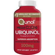 Qunol Ubiquinol CoQ10 100mg 120 Softgels