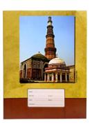 Qutub Minar Design Floral Binding Khata (Margin) - 120 Pages