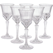 RCR Adagio Red Goblet Glass 6 Pcs Set - 258360