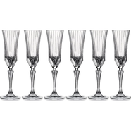 RCR Crystal Adagio Champagne Flutes Glass 6 Pcs Set - 242970