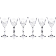 RCR Fire White Goblet Glass 6 Pcs Set - 248450