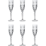 RCR Oasis Flute Champagne Glass 6 Pcs Set - 247980