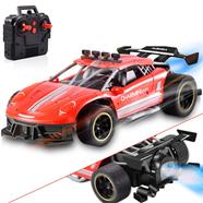 1:16 Spray Runner RC Car Rechargeable High Speed 2.4 GHz Multi-Directional Movement Simulation Drift Smoke Remote Control Car Kids Toys