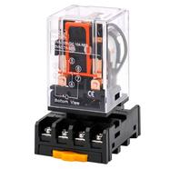 RELAY With BASE 10A 220V AC Electromagnetic Relay With 8 Pin Base Terminal Coil Voltage AC 220V 