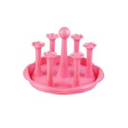 RFL Flower Glass Stand - Light Pink - 86870