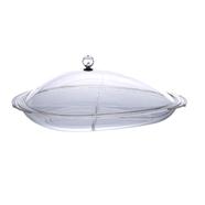RFL Food Service Oval Tray (Small) - Trans - 95136