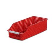 RFL Rectangular Basket With Handle - Red image