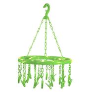 RFL Round Hanger 24 Clips -Lime Green - 72046