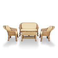 RFL Sofa 4 Pcs Set With Foam - Sandal Wood - 88764